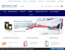 Tablet Screenshot of esperanzacuello.com